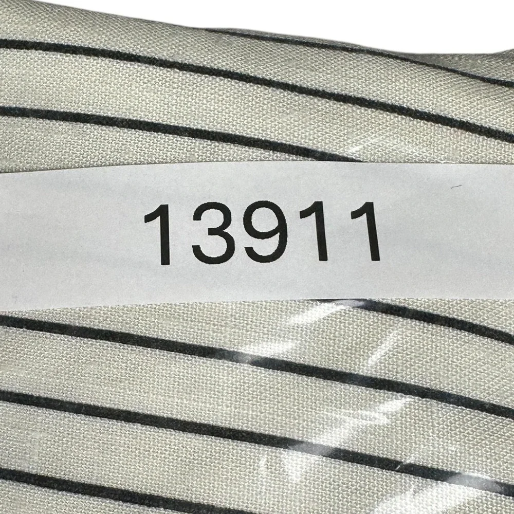 Vintage Kasper Blazer Womens 16 Black Pinstripe Double Breasted‎ 80s Nautical